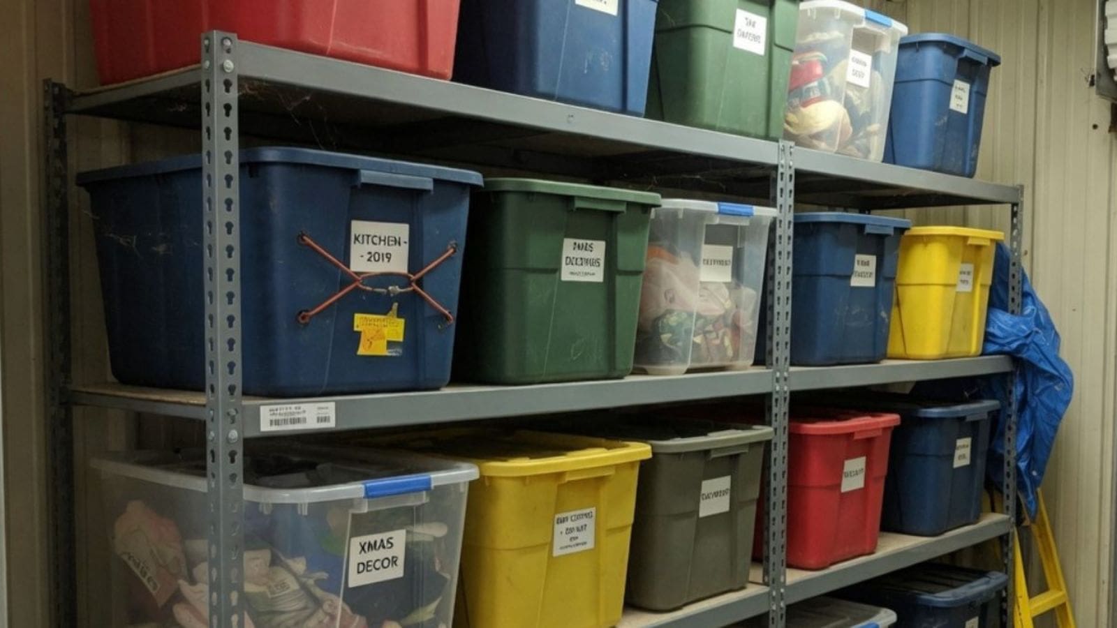 mold in plastic storage totes